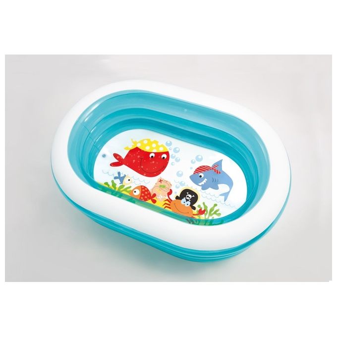foto del prodotto intex 57482 piscina baby ovale trasparente 163 x 107 x 46 cm modelli assortiti singolo