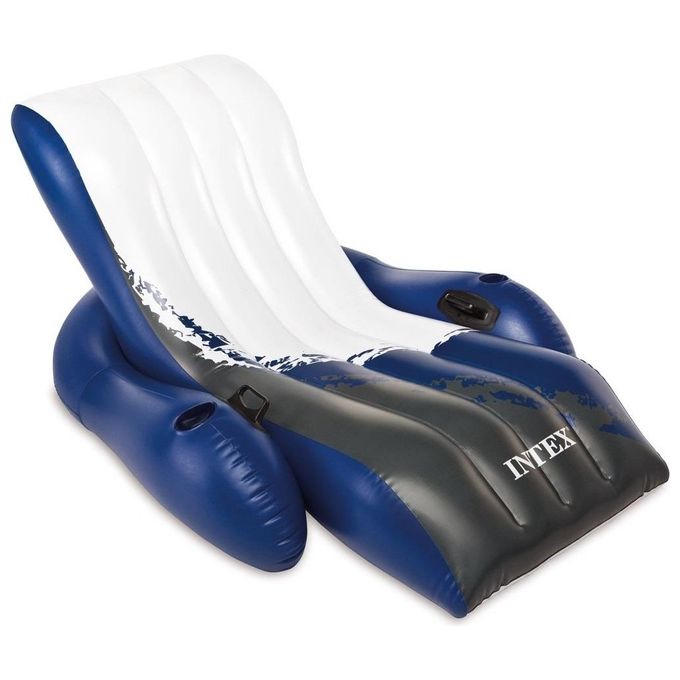 foto del prodotto intex 58868 poltrona materassino sport chaise lounge 180x135 cm