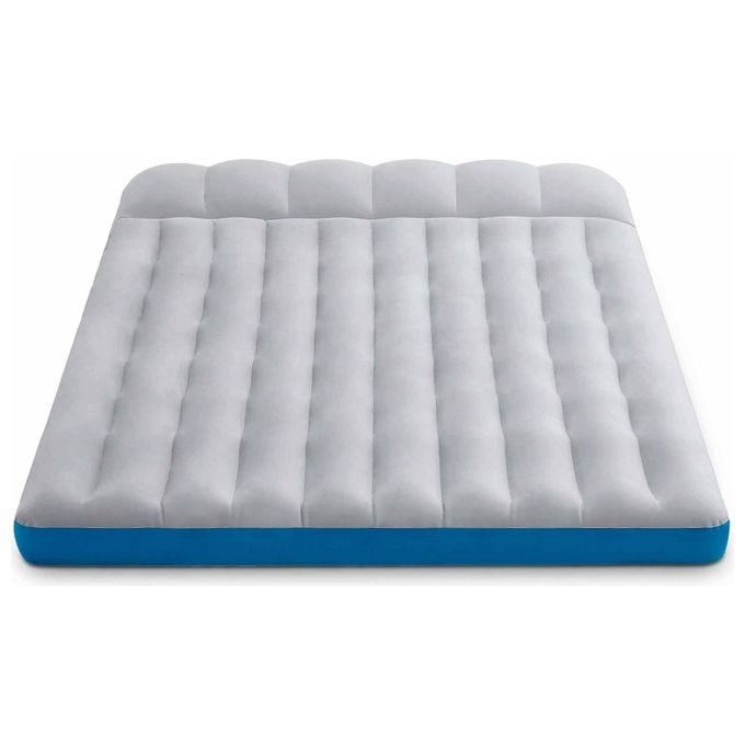 foto del prodotto intex 67999 materasso gonfiabile camping laminato matrimoniale 193x127x24cm comfort e resistenza in viaggio