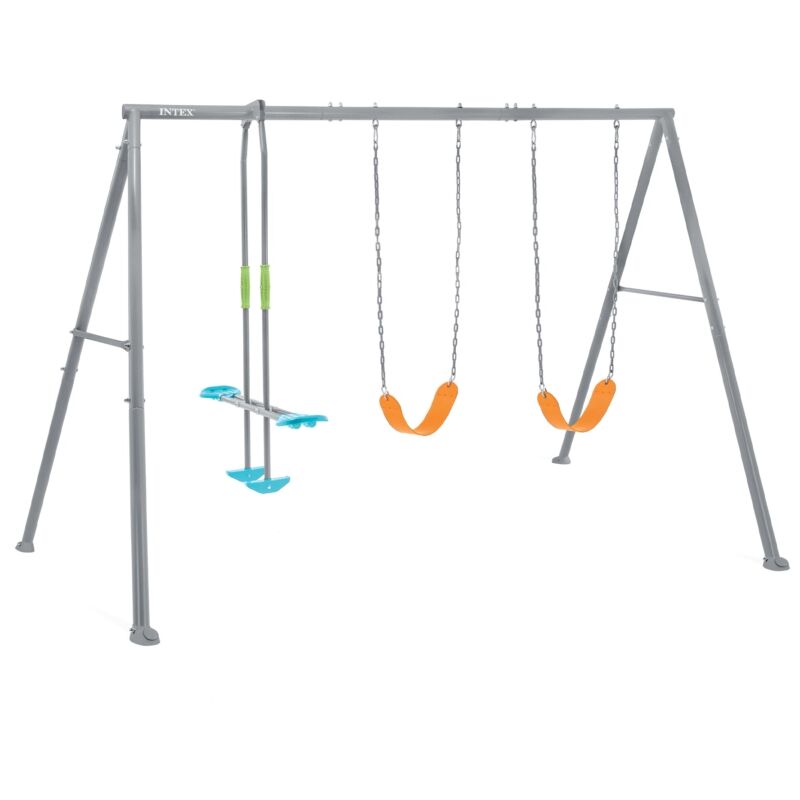 foto del prodotto intex altalena colore grigio 3 componenti cod. 44123
