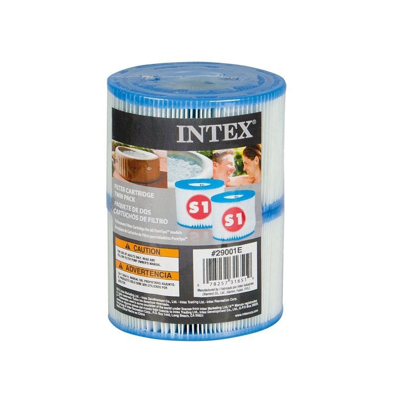 foto del prodotto intex cartuccia ricambio filtro 2 pz x piscina idromassaggio pure spa b 29001