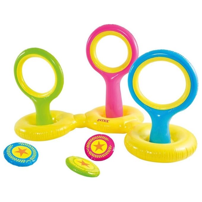 foto del prodotto intex gioco del disco per attivita acquatiche e divertimento in piscina con design colorato e resistente