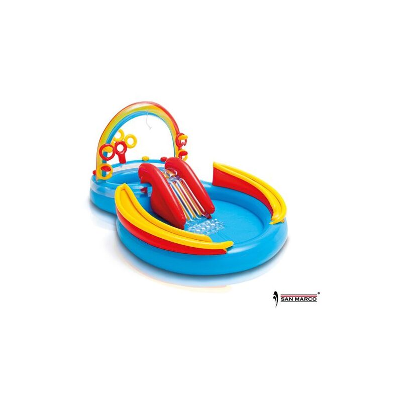 foto del prodotto intex gioco gonfiabile rainbow ring play center