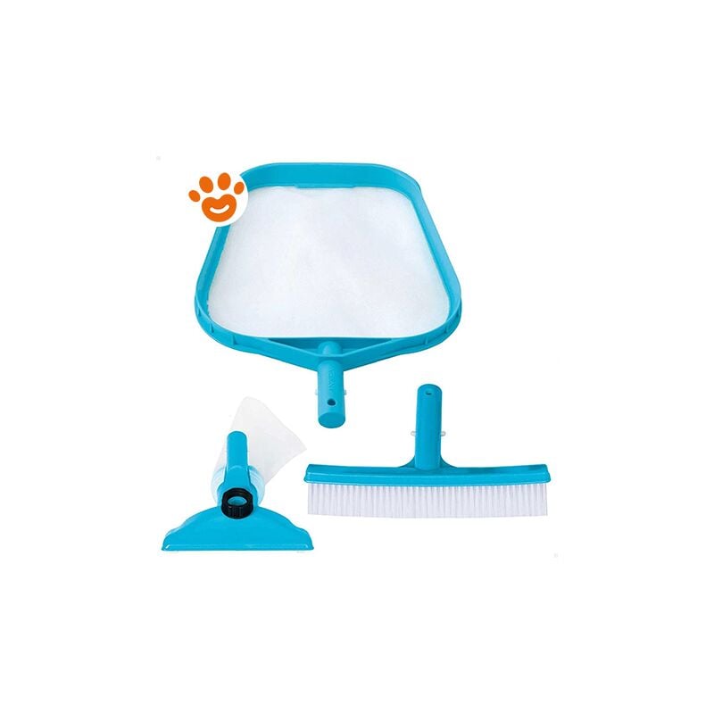 foto del prodotto intex kit di pulizia basic, retino, spazzola e aspiratore art. 29056 kit di pulizia basic, retino, spazzola e aspiratore art. 29056 confezione da