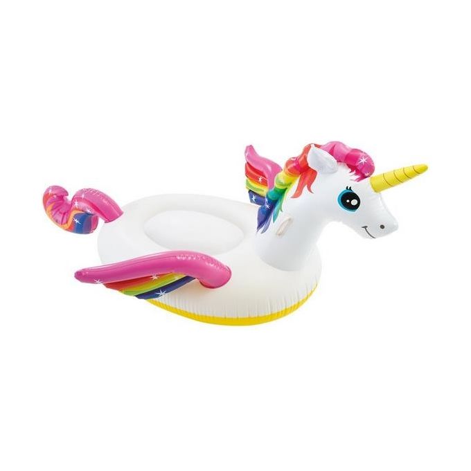 foto del prodotto intex materassino cavalcabile unicorno 201x140x97cm