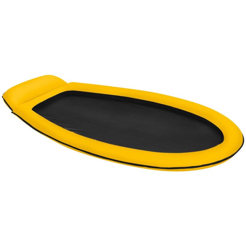 foto del prodotto intex materasso a rete semi sommerso giallo
