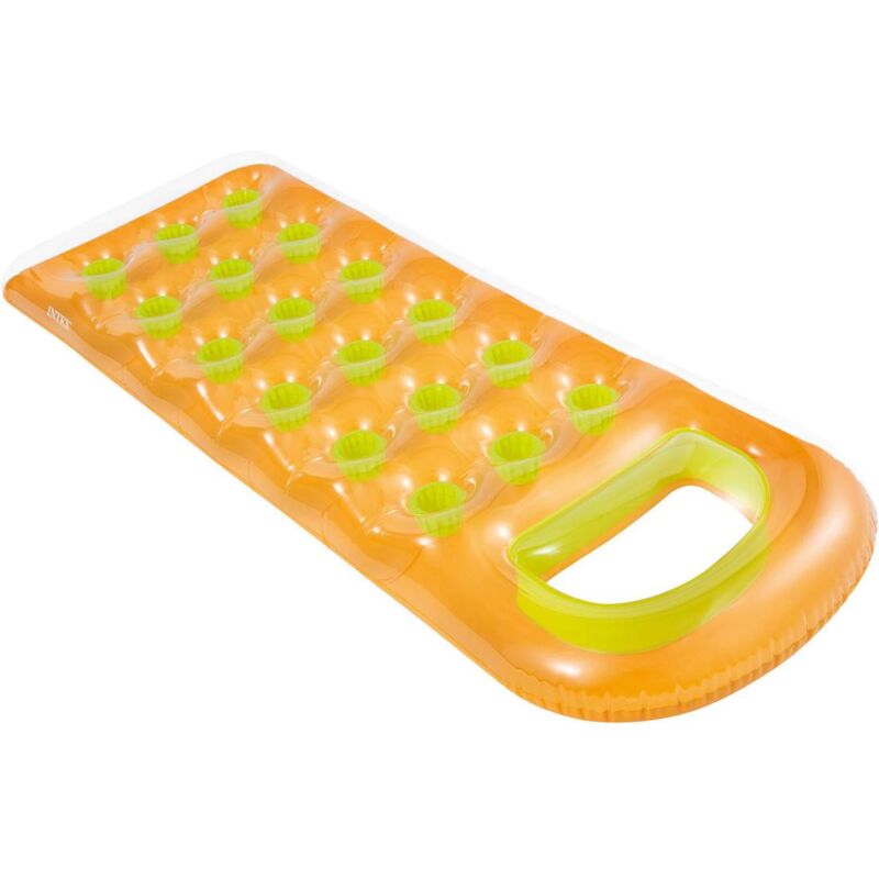 foto del prodotto intex materasso suntanner con 18 tasche arancione