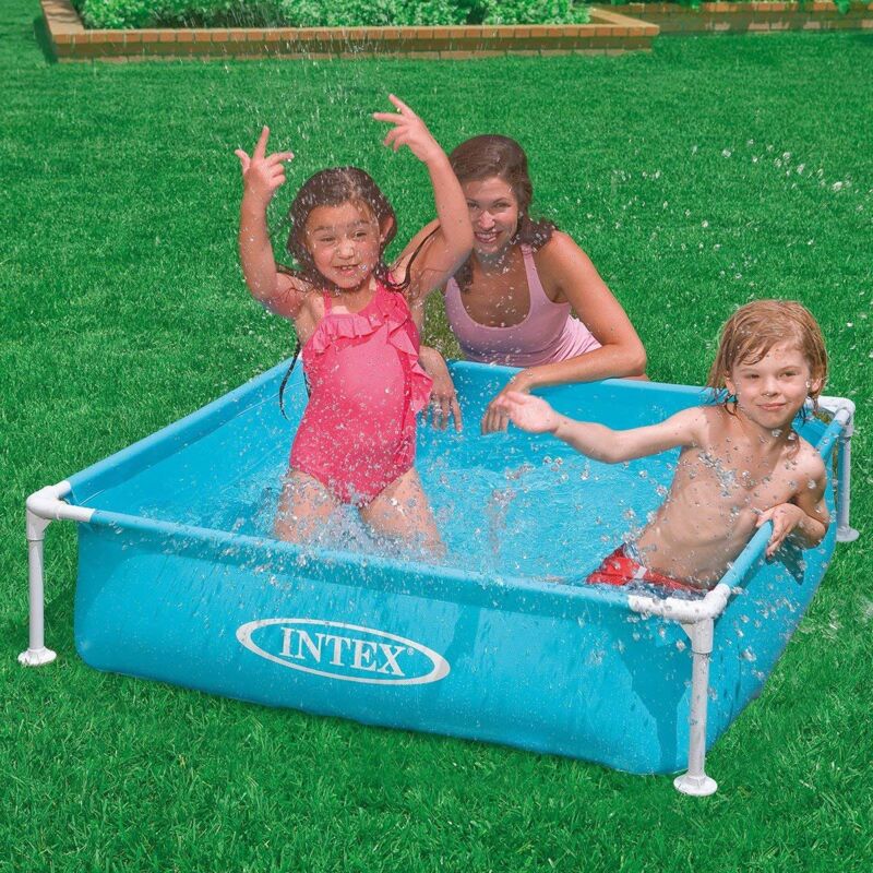 foto del prodotto intex mini piscina quadrata da giardino per bambini