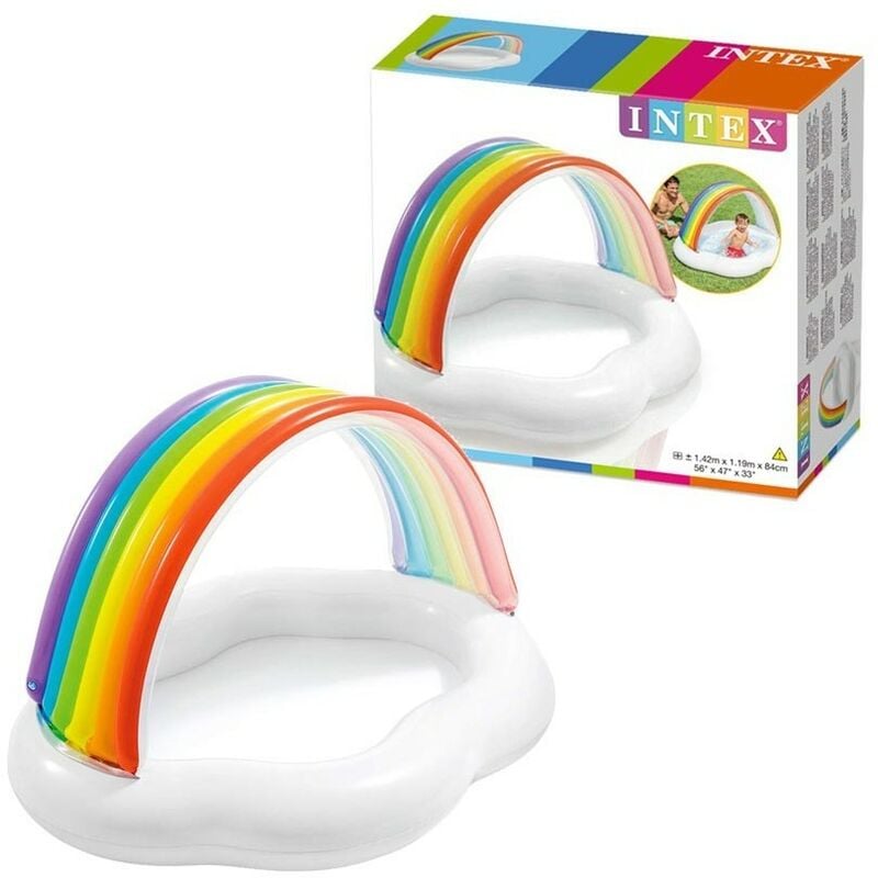 foto del prodotto intex piscina baby arcobaleno