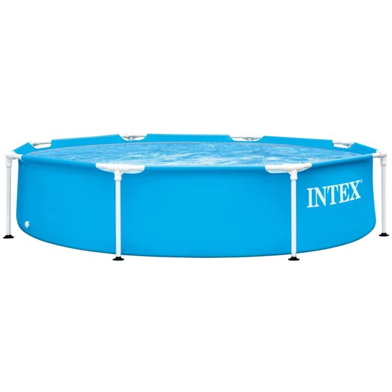 foto del prodotto intex piscina con telaio in metallo metal frame 244x51 cm