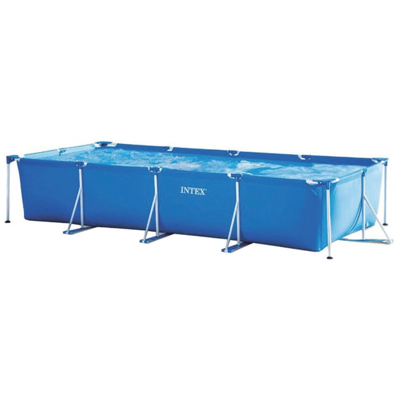 foto del prodotto intex piscina frame rettang. telaio portante cm.450x220x84h. s pompa kg.39,2 lt.7.127 art.28273 