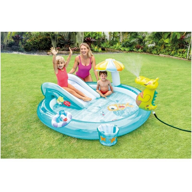 foto del prodotto intex play center alligatore cm. 201x170x84 h lt. 160 