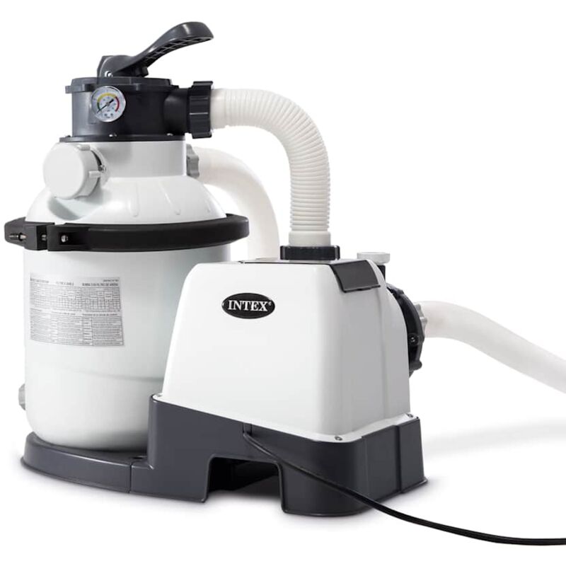 foto del prodotto intex pompa con filtro a sabbia krystal clear 26644gs 4,5 m h