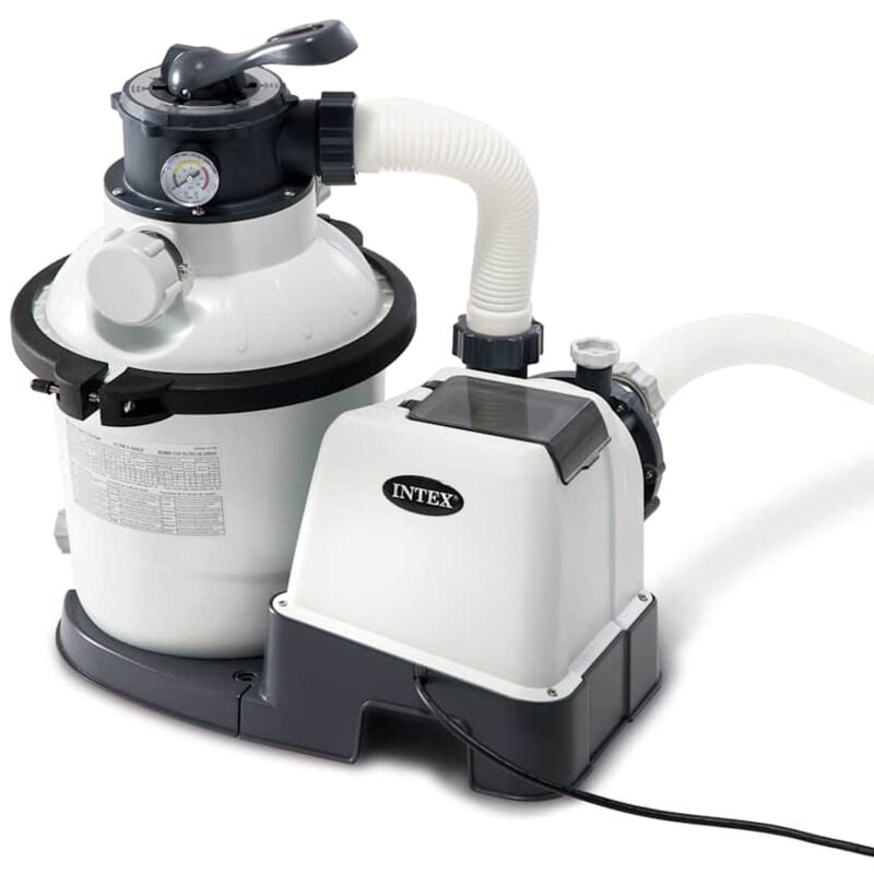 foto del prodotto intex pompa con filtro a sabbia krystal clear 26644gs 4,5 m h