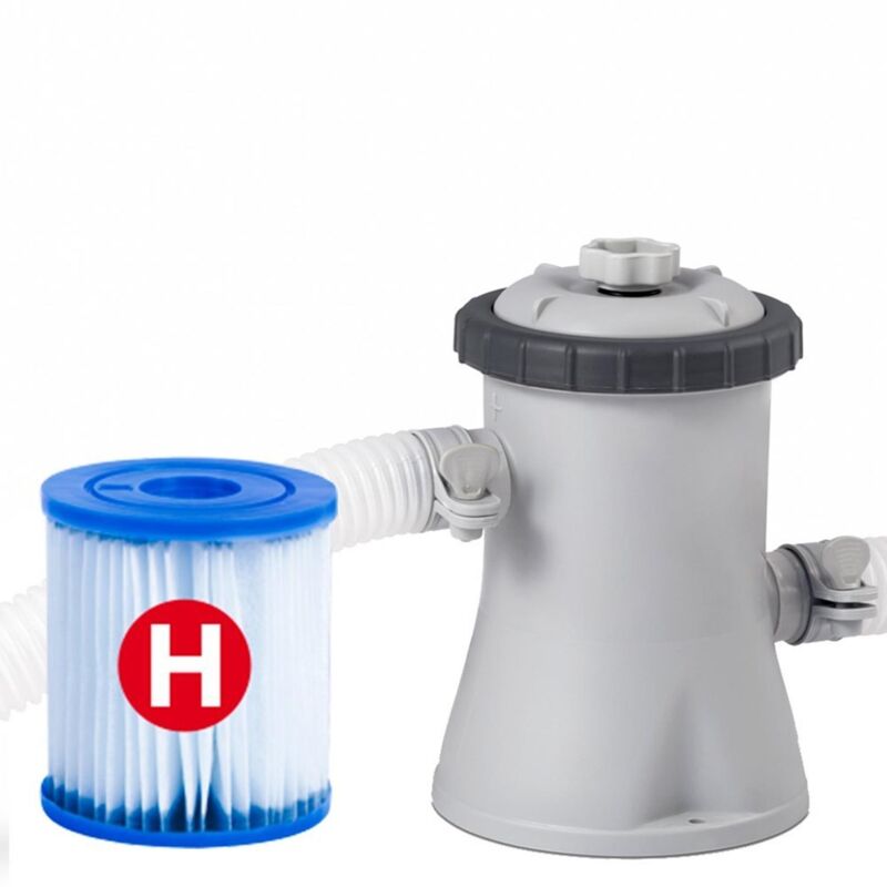 foto del prodotto intex pompa per piscina fino a 7,9 m 28602 da 1250 lt h completa di filtro