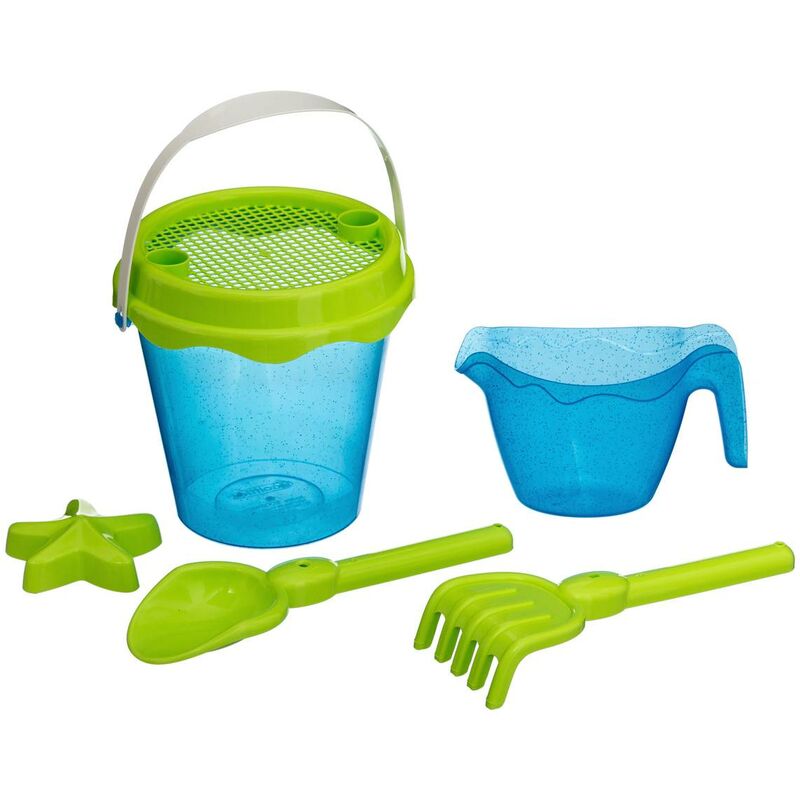foto del prodotto intex secchio paillette blu