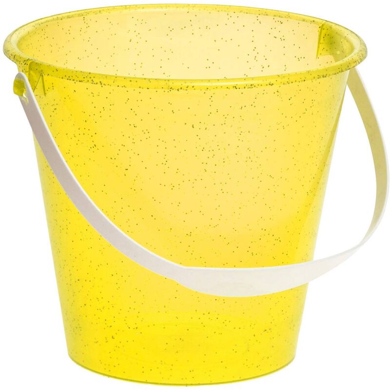 foto del prodotto intex secchio scintillante spiaggia vuota giallo
