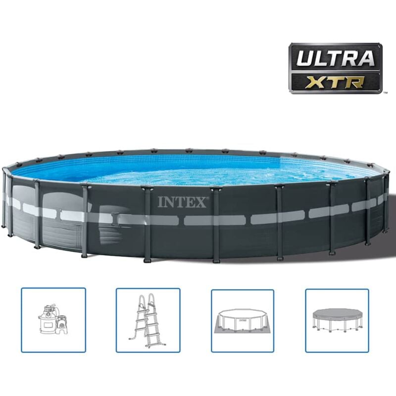 foto del prodotto intex set piscina rotonda ultra xtr frame 732x132 cm 26340gn
