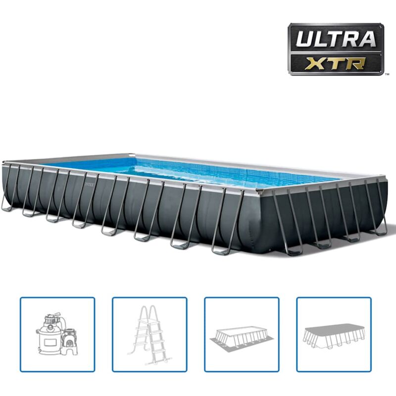 foto del prodotto intex set piscina ultra xtr frame rettangolare 975x488x132 cm
