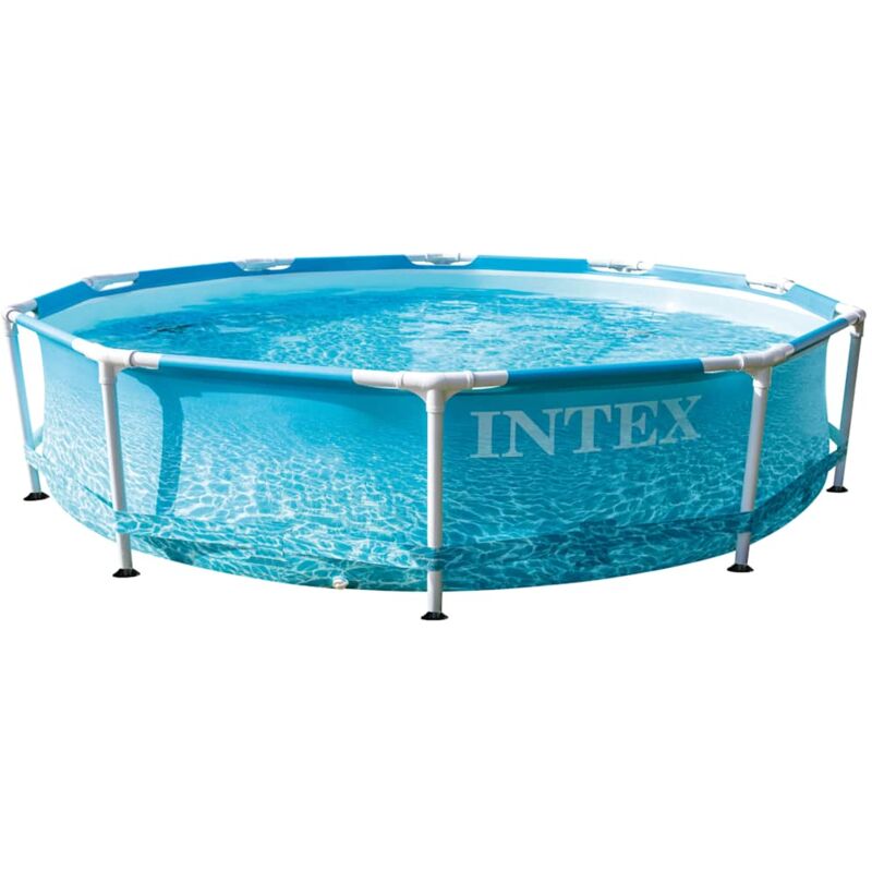 foto del prodotto intex telaio piscina in metallo beachside 305x76 cm