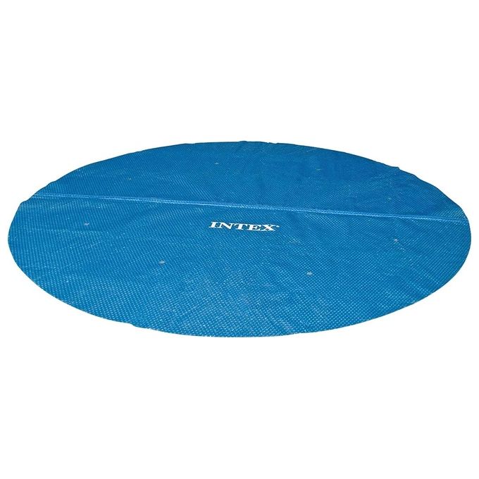 foto del prodotto intex telo di copertura solare per piscina easy frame 457 cm spessore 160 micron dimensioni di produzione circa 448 cm 28013 blu personalizzabile
