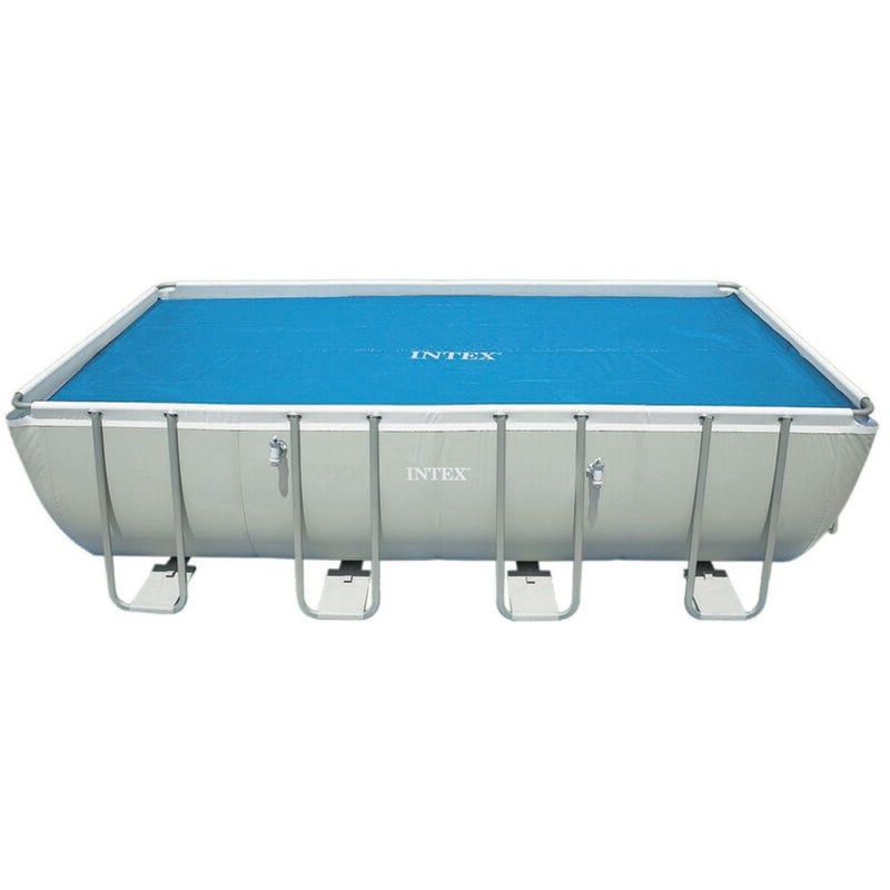 foto del prodotto intex telo termico di copertura per piscine rettangolari prism frame cm.488x244 peso kg.2,70 28029 
