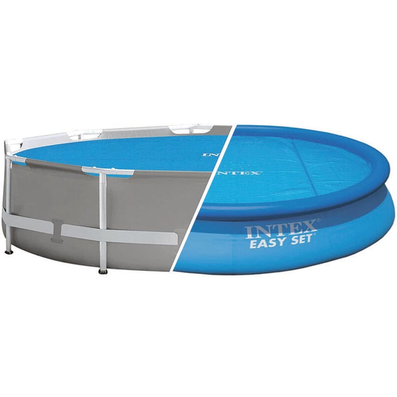 foto del prodotto intex telo termico di copertura per piscine rotonde easy e prism cm.457 peso kg.3,70 28013 