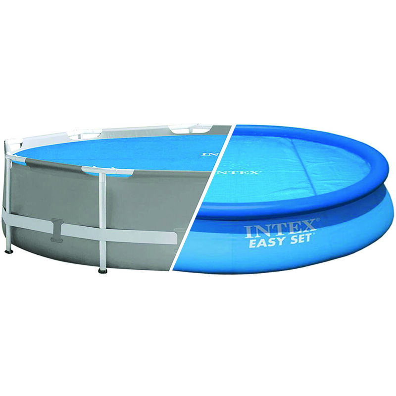 foto del prodotto intex telo termico di copertura per piscine rotonde easy e prism cm.488 peso kg.4,10 28014 