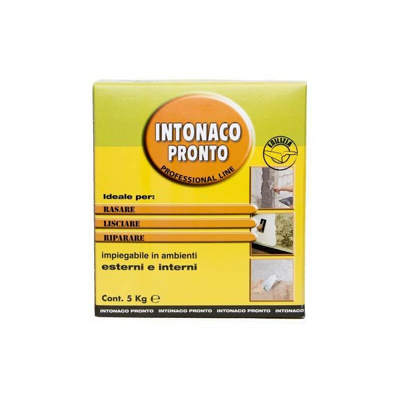 foto del prodotto intonaco pronto 5 kg per interni ed esterni colorchimica