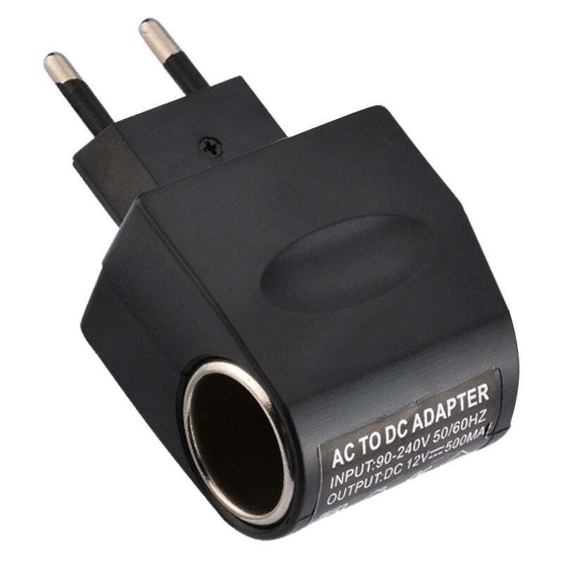 foto del prodotto inverter di potenza per auto, adattatore convertitore da ca 220 v a cc 12 v, adattatore di alimentazione per accendisigari da 6 w, trasformatore, per