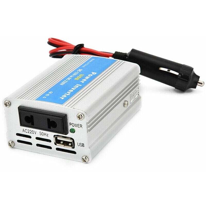 foto del prodotto inverter portatile per auto, 12v, 220v, 100w