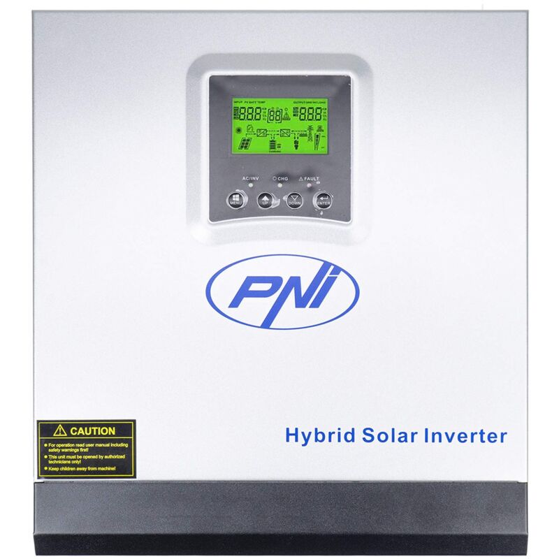 foto del prodotto inverter solare pni greenhouse sc1800c pro 3kw 13a 3000va, 24v, mppt 60a, off grid pure sinusoidale ibrido
