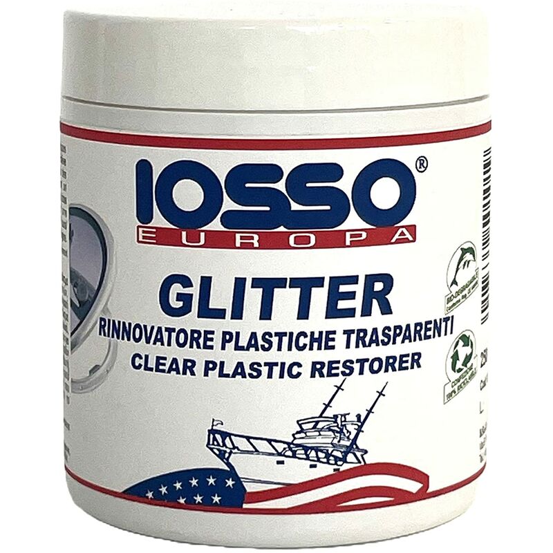 foto del prodotto iosso europa xgl2, pasta lucidante per plastiche trasparenti tutti, bianco, 250 ml