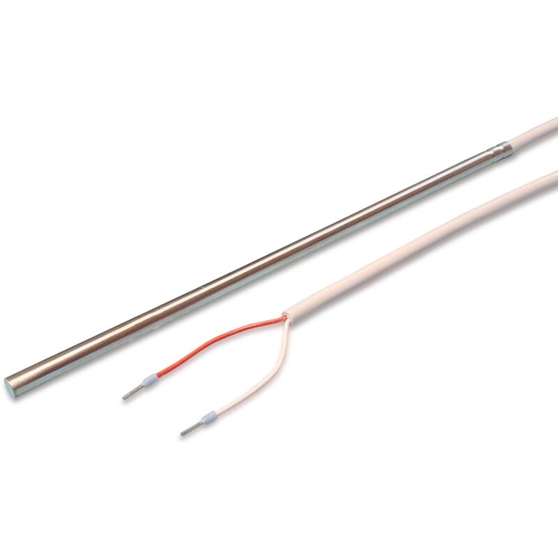 foto del prodotto ioveo 035hp05202.20 sonda di temperatura ntc 10 kohm con cavo in pvc grigio chiaro fino a 105 c, sensore di cavo, custodia 200 mm,