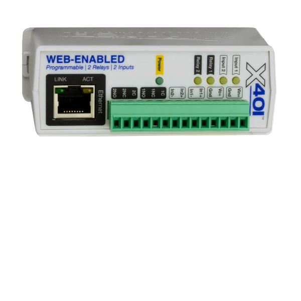 foto del prodotto ip rele 2 output 2 input poe
