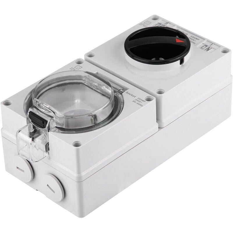 foto del prodotto ip66 waterproof wall outlet outlet adattatore montato adattatore con interruttore gb plug eosnow