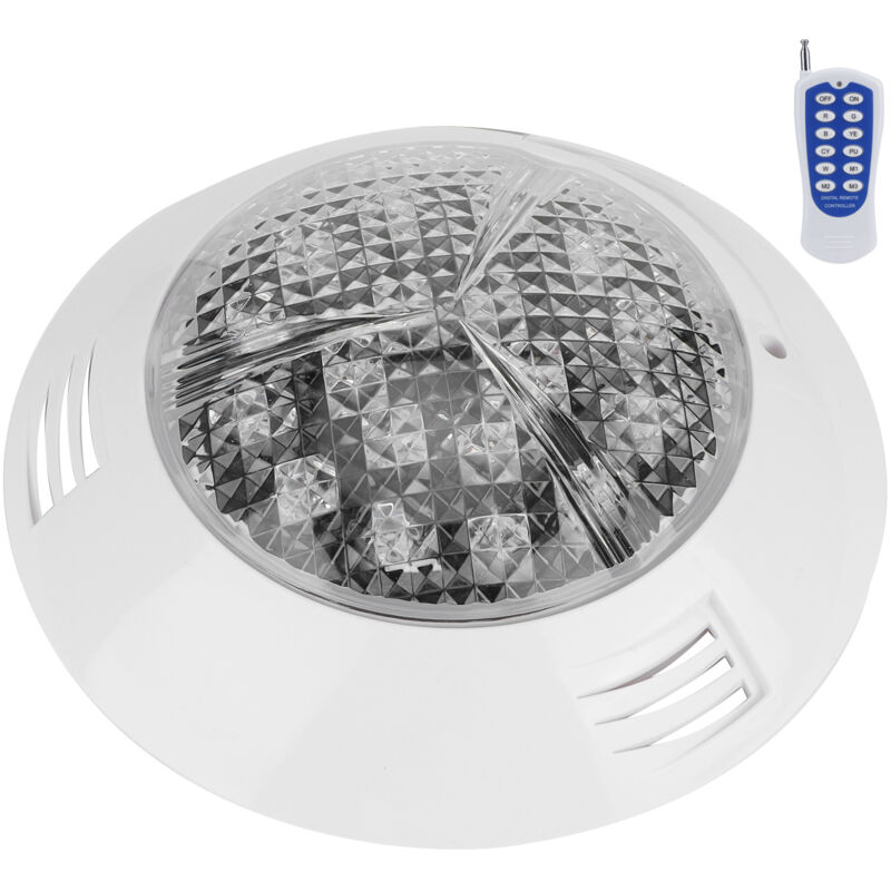 foto del prodotto ip68 luce per piscina impermeabile 18w 18led luce subacquea ac12v luci per laghetto rgb