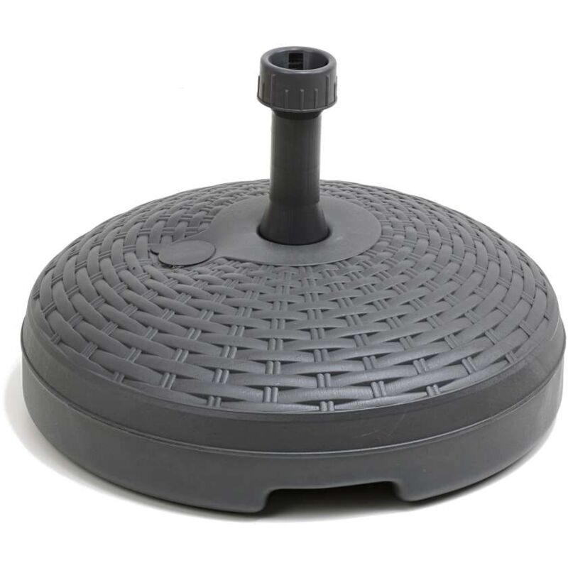 foto del prodotto ipae progarden base per ombrellone rattan antracite 45cm