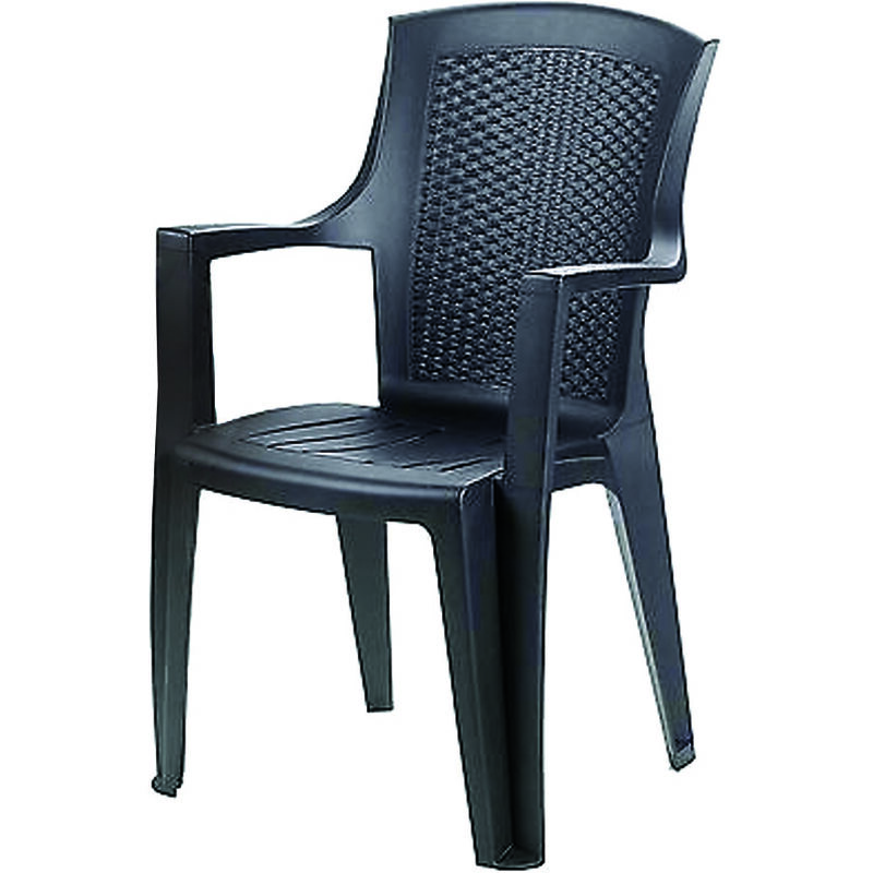 foto del prodotto ipae progarden poltrona da giardino eden antracite cm.60x62x89h. peso kg.4,2