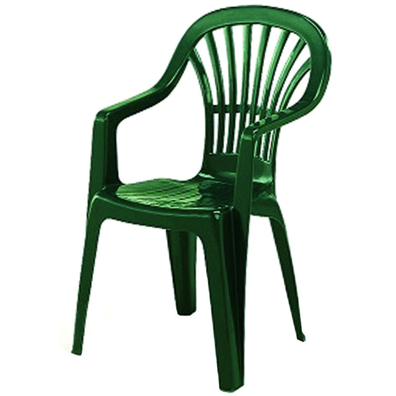 foto del prodotto ipae progarden poltrona da giardino zena verde cm.55x56x89h. peso kg.3,1