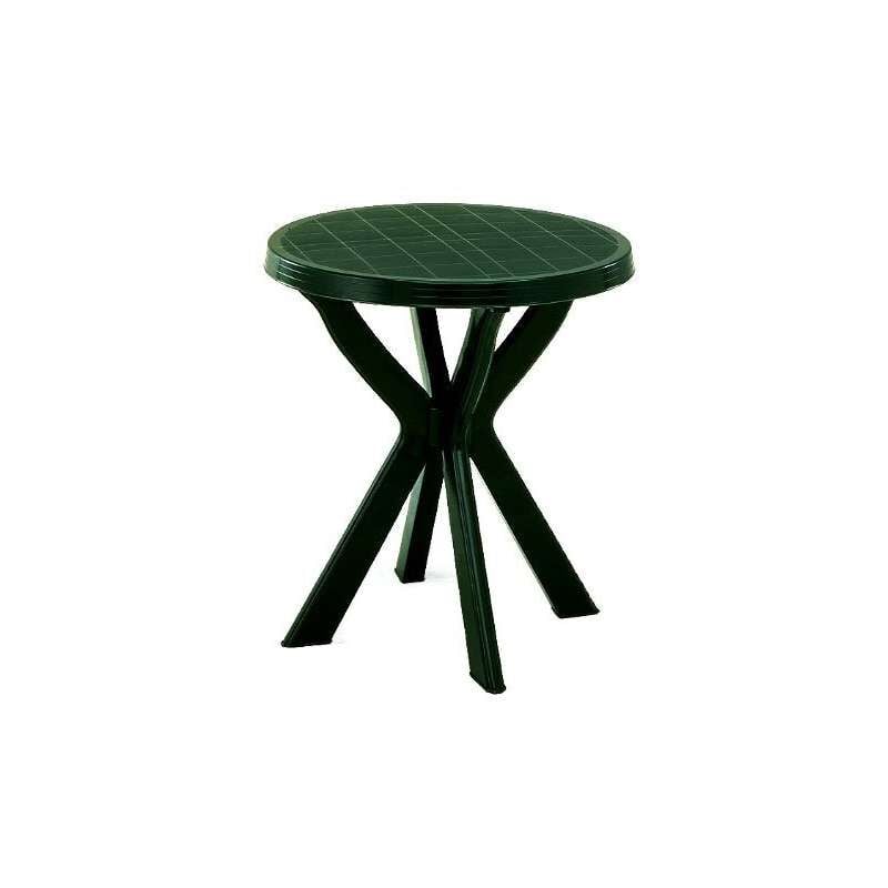foto del prodotto ipae progarden tavolo da giardino don in resina verde 70cm h72cm