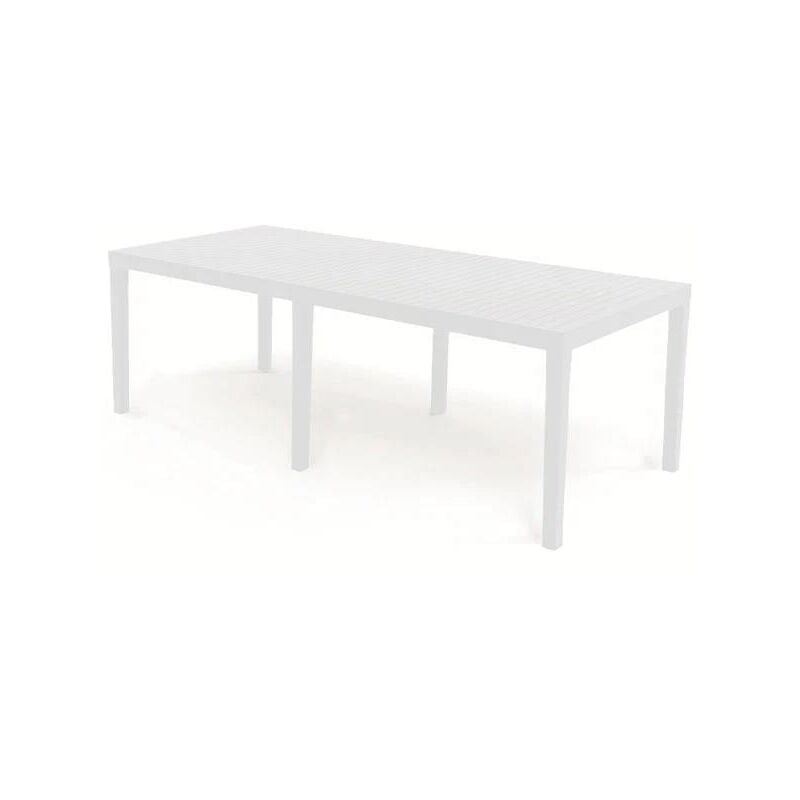 foto del prodotto ipae progarden tavolo indo da esterno 220x90xh72 in colore bianco