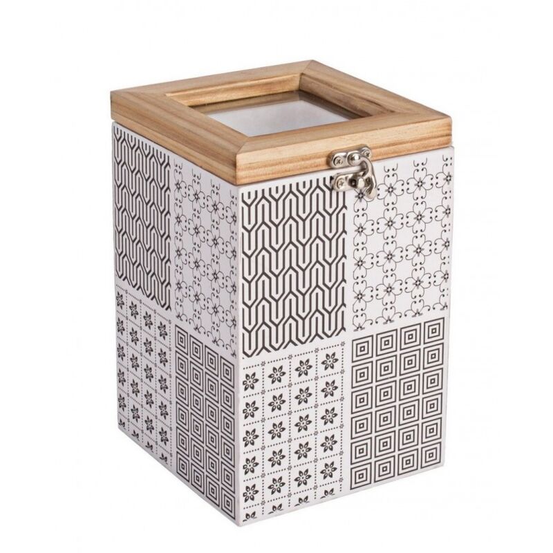 immagine 0 del prodotto iperbriko 2x scatola pattern qu alto 12,8x12x18h in legno