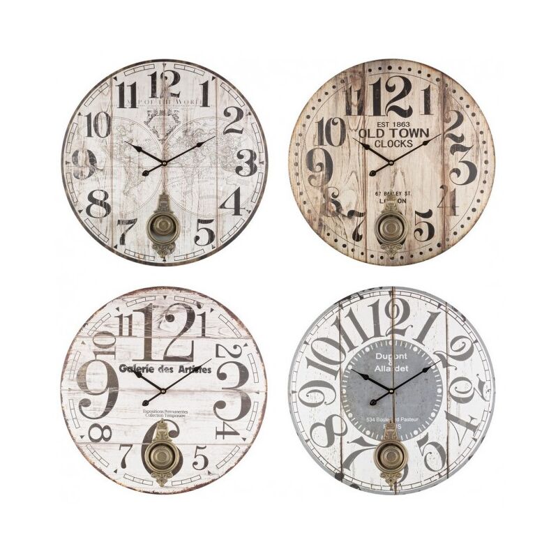 foto del prodotto iperbriko 4x orologio parete arizona c pendolo ass4