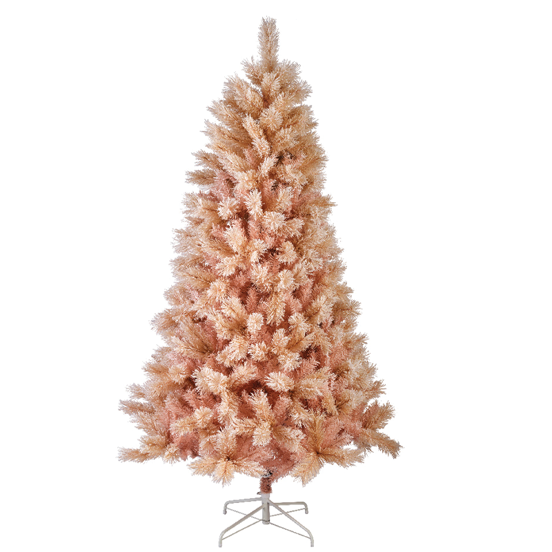 foto del prodotto iperbriko albero di natale paris rosa 130 x h 210 cm