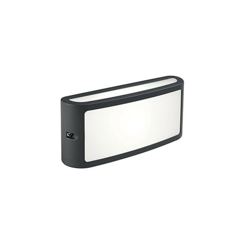 foto del prodotto iperbriko applique 10w led 4000k linea screen grafite