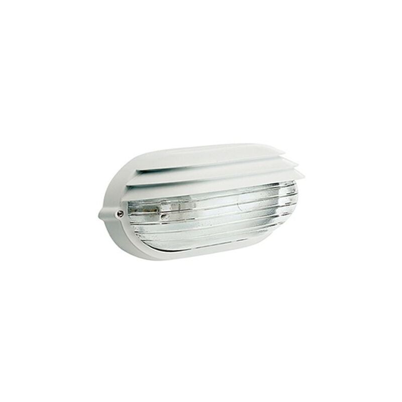 foto del prodotto iperbriko applique grande e27 linea palpebra ovale bianco