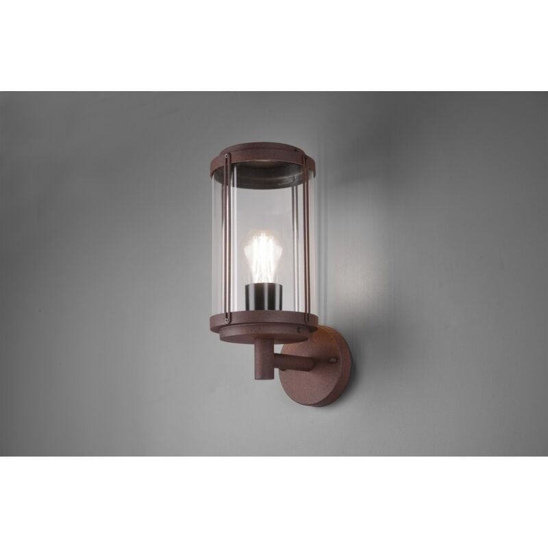 foto del prodotto iperbriko applique lanterna ip44 tanaro ruggine h32 cm trio lighting