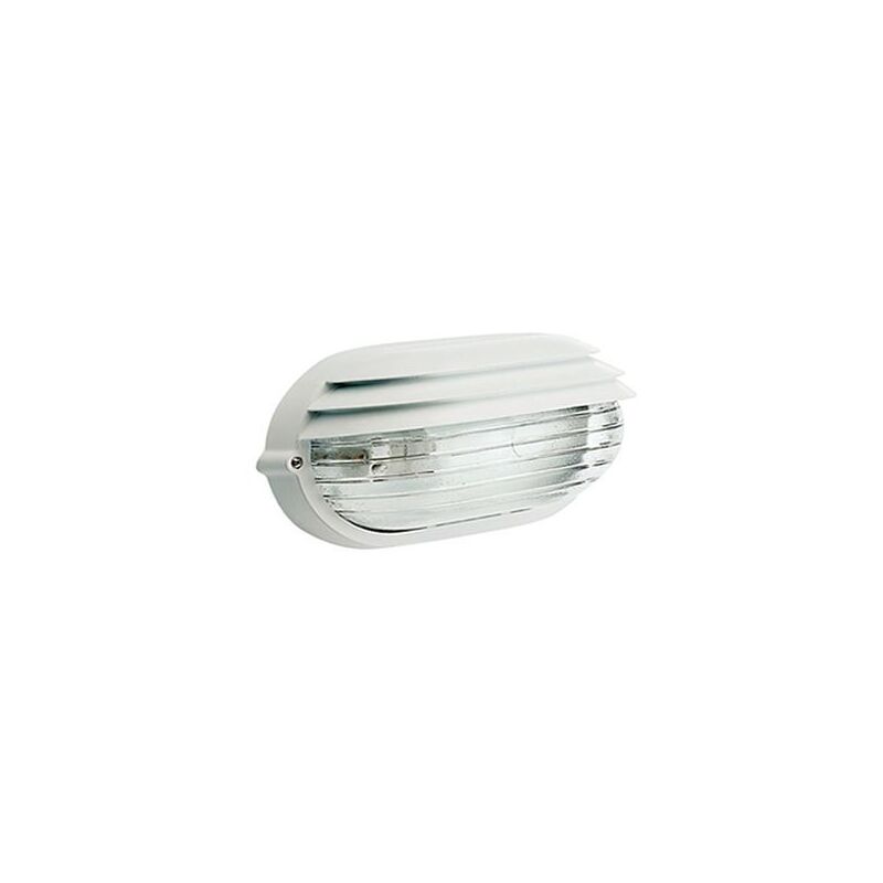 foto del prodotto iperbriko applique picc. e27 linea palpebra ovale bianco