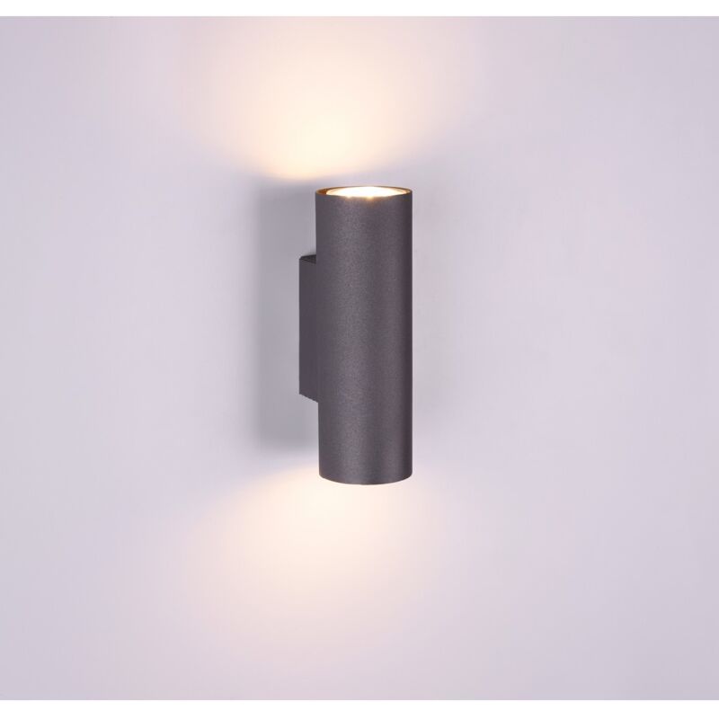 foto del prodotto iperbriko applique ruggine cilindro marley doppia emissione su e gi trio lighting